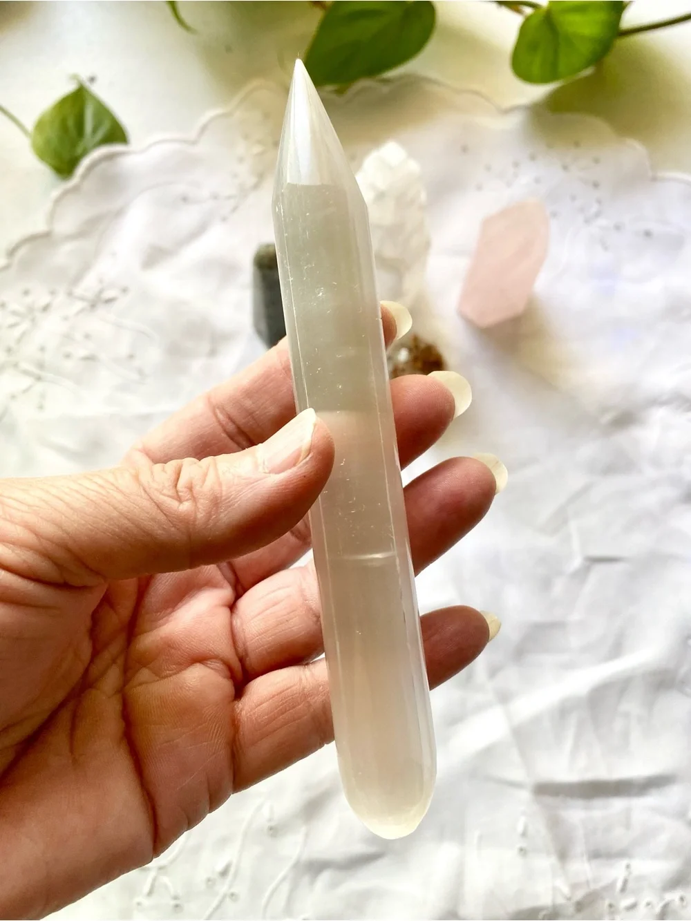 Crystal set curated hand